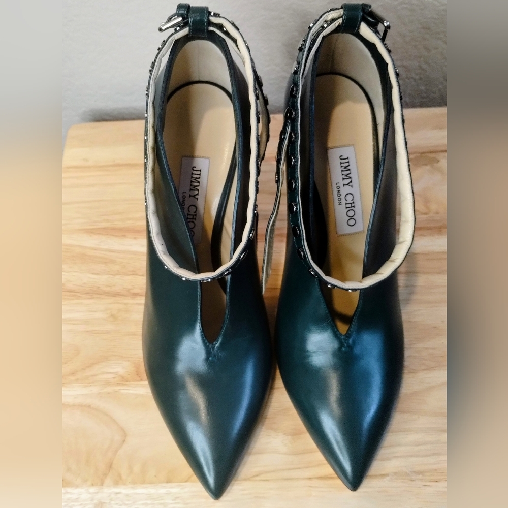 Jimmy Choo London high heel studded ankle strap...holiday price, free shipping!!